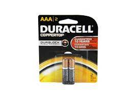 DURACELL AAA2 BATTERIES 2PK 18/CASE