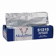 HFA ALUM MEDALLION INTERFOLDED FOIL SHEETS - 12"X1