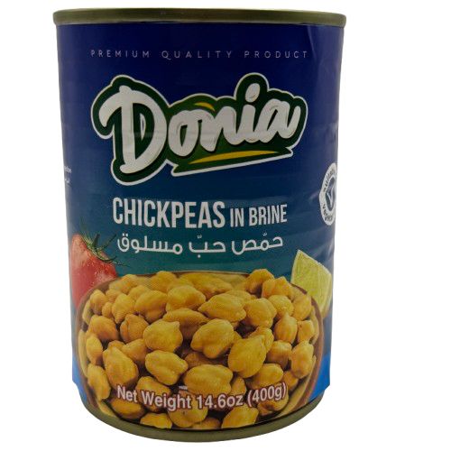 DONIA CANNED CHICKPEAS 400GR 24/CASE