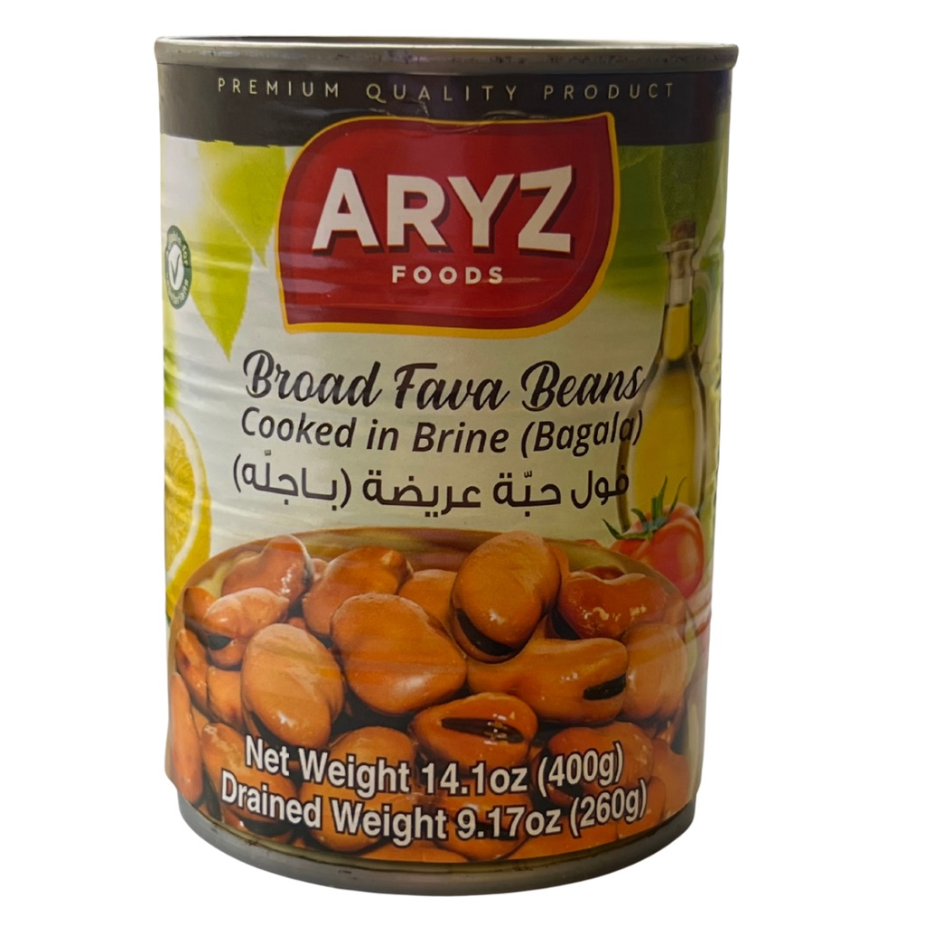 ARYZ CANNED BROAD FAVA BEANS 400GR 24/CASE