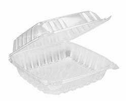 INLINE CLEAR HINGED CONTAINERS 32 OZ (200 CT) #TS3