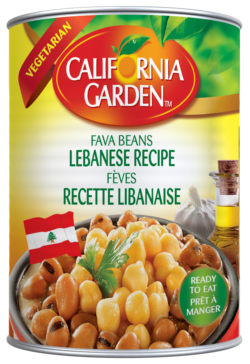 CALIFORNIA GARDEN LEBANESE FAVA BEANS 16OZ 24 CT