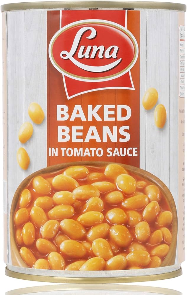 LUNA BAKED BEANS IN TOMATOES 380 G 24/CASE