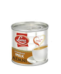 LUNA EVAPORATED MILK "ADANI" 170G 48/CASE