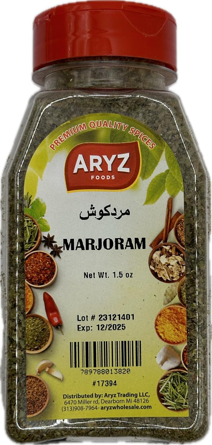 ARYZ SPICES MARJORAM 2OZ 12/CASE