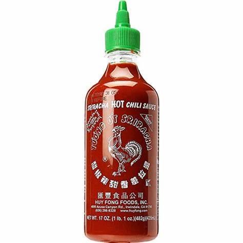 SRIRACHA HOT CHILI SAUCE 17OZ 12/CASE