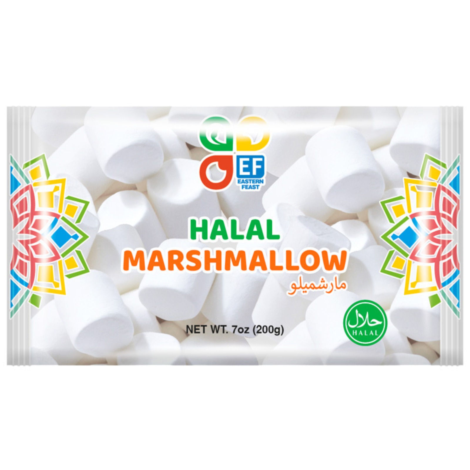 EF MARSHMALLOWS HALAL 200G 30/CASE