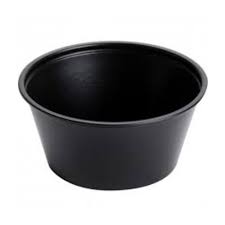 PRIME SOURCE PORTION CUP - BLACK 4 OZ (2500 CT) #7