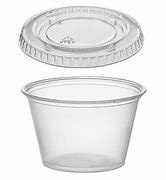 PRIME SOURCE PORTION CUP LID - CLEAR 1 OZ (2500 CT