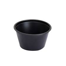 PRIME SOURCE PORTION CUP - BLACK 3.25 OZ (2500 CT)