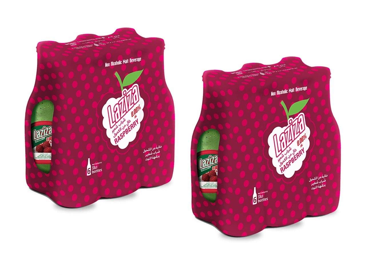 LAZIZA RASPBERRY 6 PACK 4/CASE