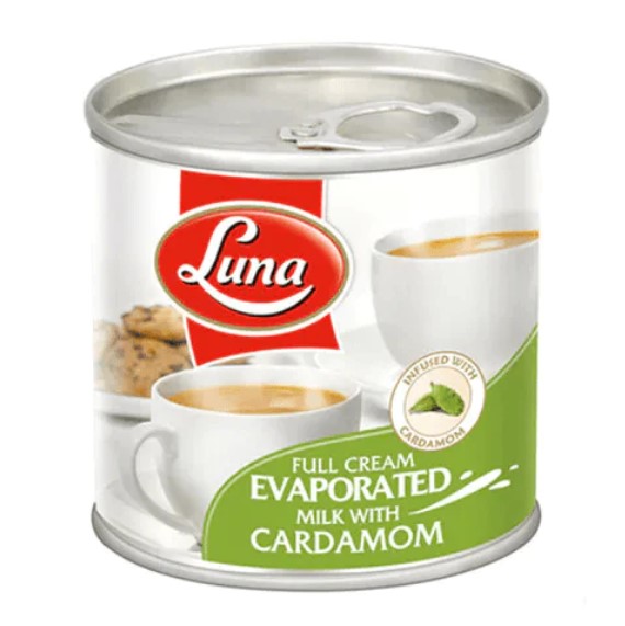 LUNA EVAPORATED MILK IN CARDAMOM 170 G 48/CASE