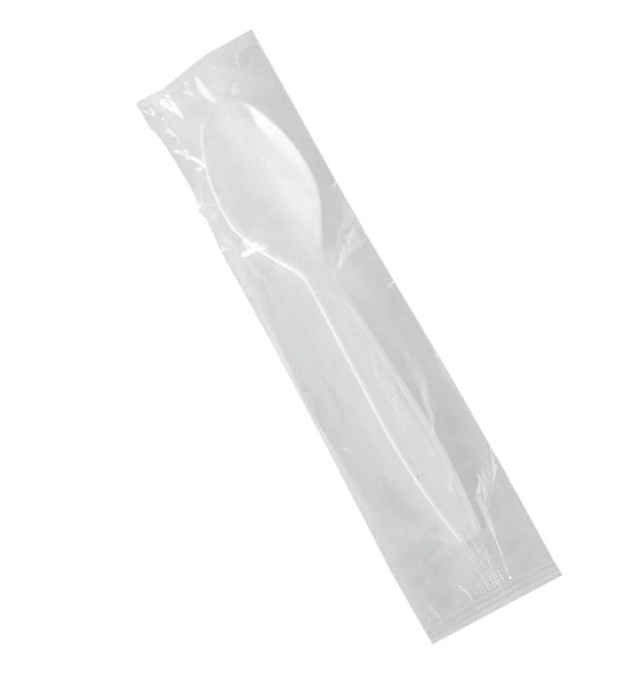 JRMI CUTLERY WHITE SOUP SPOON WRAP MED #P4203FW