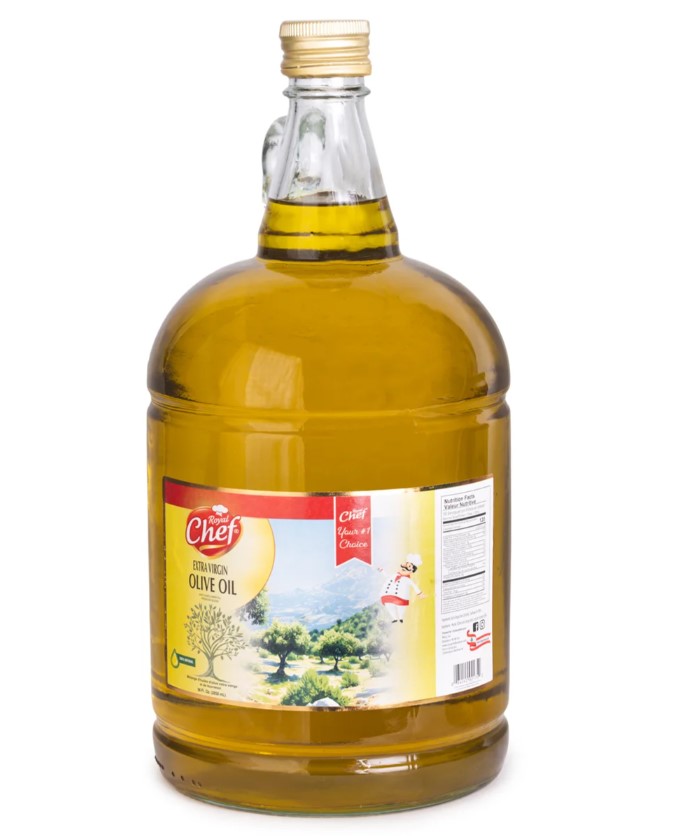 ROYAL CHEF EXTRA VIRGIN OLIVE OIL BLEND GLASS 2.85 L 4/CASE