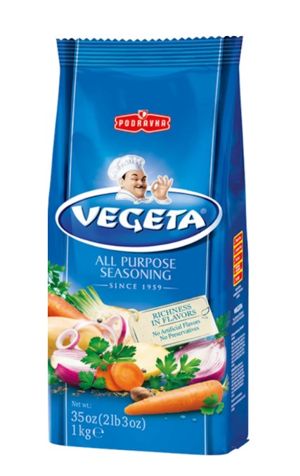 PODRAVKA VEGETA SEASONING 1000 G (1KG) 10/CASE.