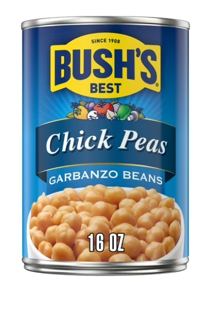 BUSH&amp;#039;S BABY GARBANZOS CHICKPEAS 16 OZ 12/CASE