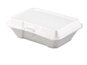 GENPAK STYROFOAM CONT WHITE HOAGIE 9X5X3 (200 CT)
