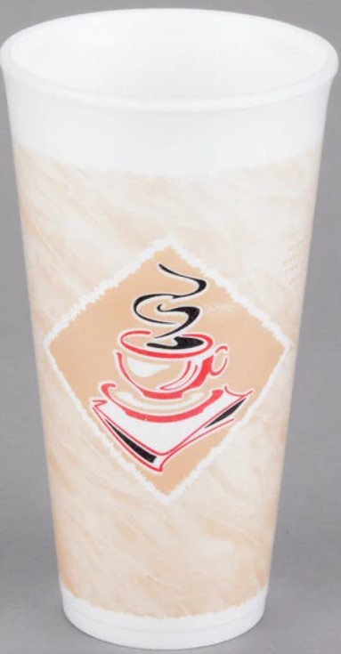 DART FOAM CUPS - CAFÉ G 20 OZ (500 CT) #20X16G