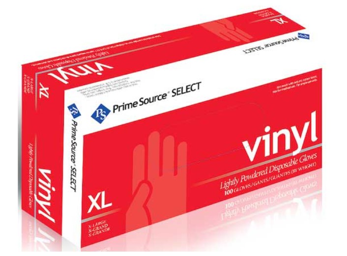 PRIME SOURCE SELECT VINYL GLOVES XL (1000 CT) #750
