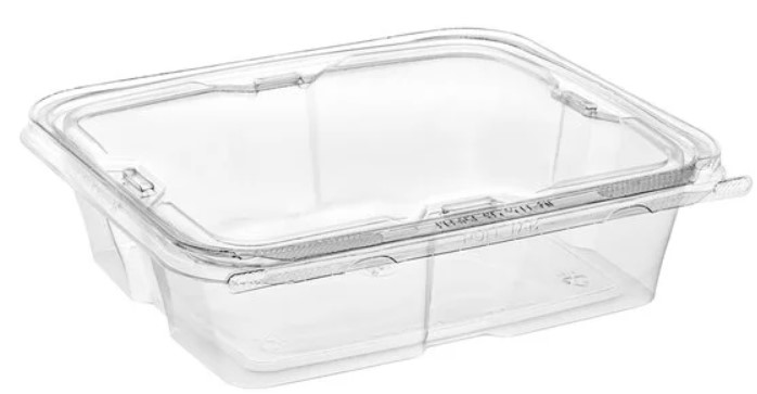 INLINE CLEAR HINGED CONTAINERS 48 OZ (150 CT) #TS4