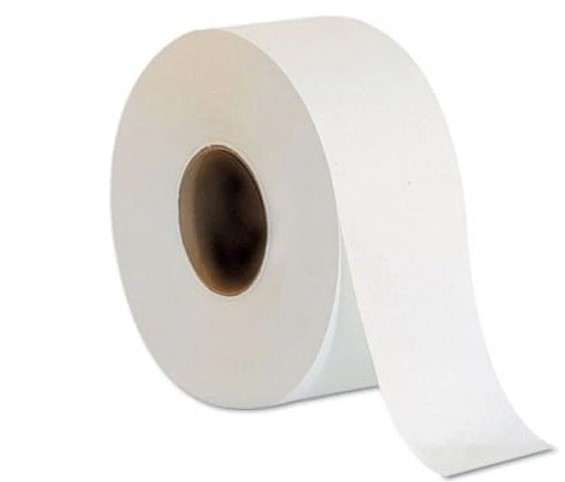 RIGHT CHOICE JUMBO BATH TISSUE - WHITE 9"X700' (12