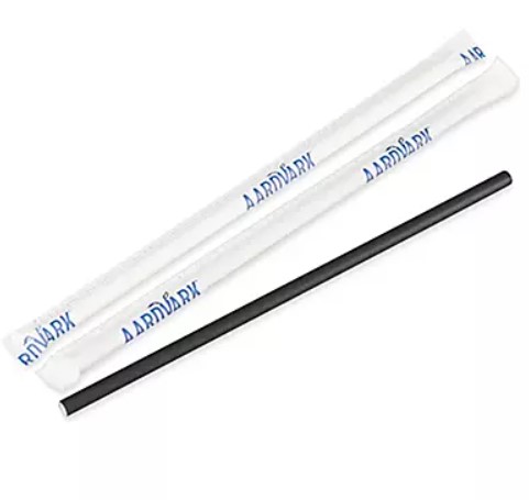 PRIME SOURCE STRAWS - JUMBO FLEX WHITE WRAPPED 7.7