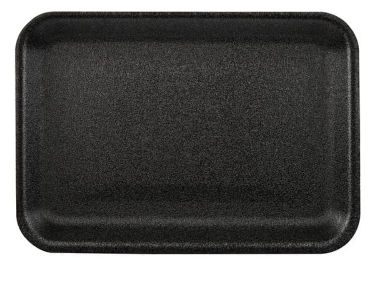 DYN-A-PAK FOAM TRAY BLACK 12X9X1 (250 CT) #9L