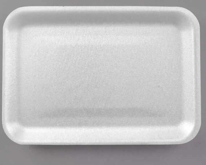 DYN-A-PAK FOAM TRAY WHITE 12X9X1 (250 CT) #9L