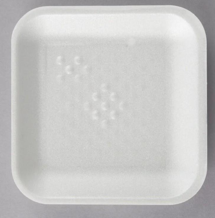 DYN-A-PAK FOAM TRAY WHITE 5X5X1 (1000 CT) #1