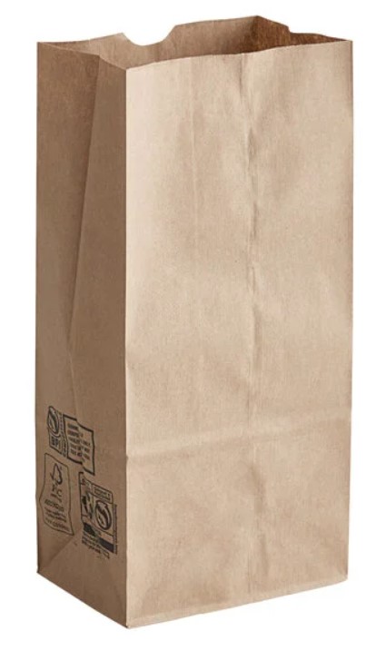 DURO PAPER BAGS BROWN 10LB (500 CT) #18410