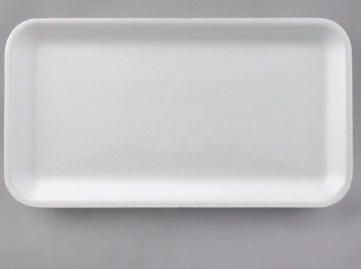 DYN-A-PAK FOAM TRAY WHITE 11X6 (500 CT) #10S
