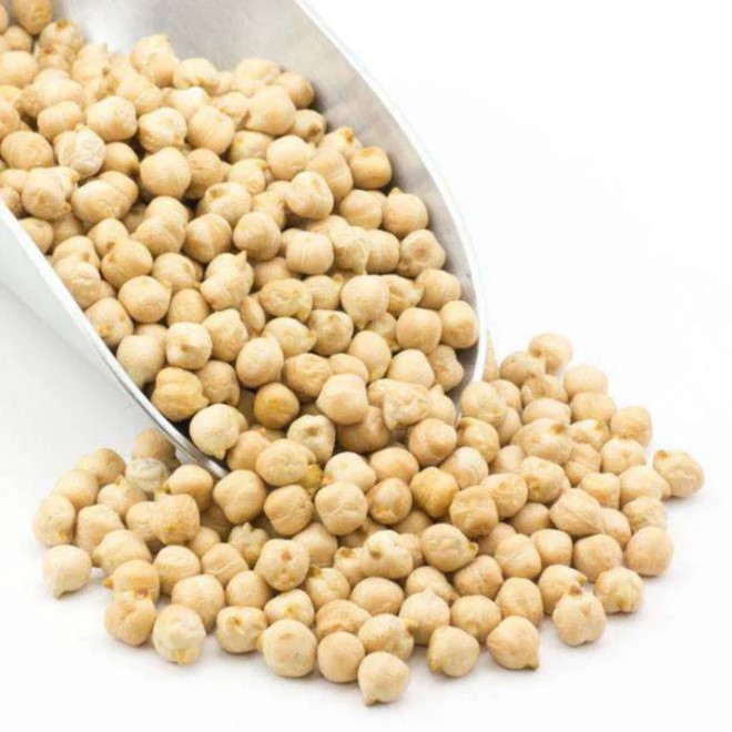 CHICKPEAS GARBANZO DRY 9 MM 50 LB BAG.