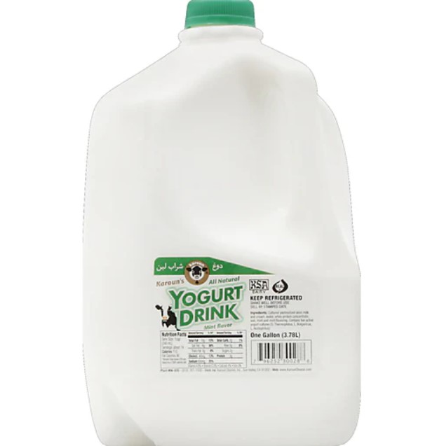KAROUN YOGURT DRINK MINT 1 GALLON 4/CASE.
