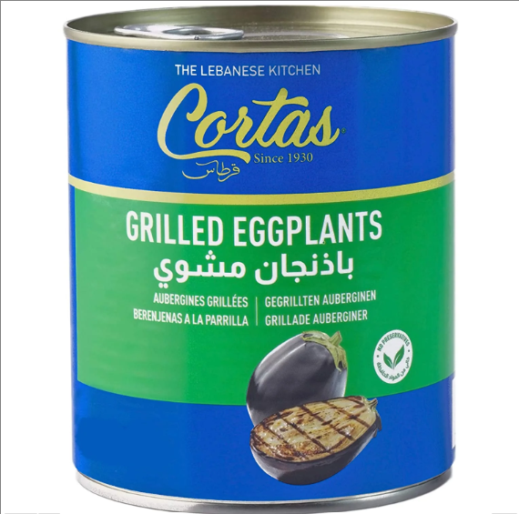CORTAS EGGPLANT GRILLED PUREE 6LB 6/CASE.