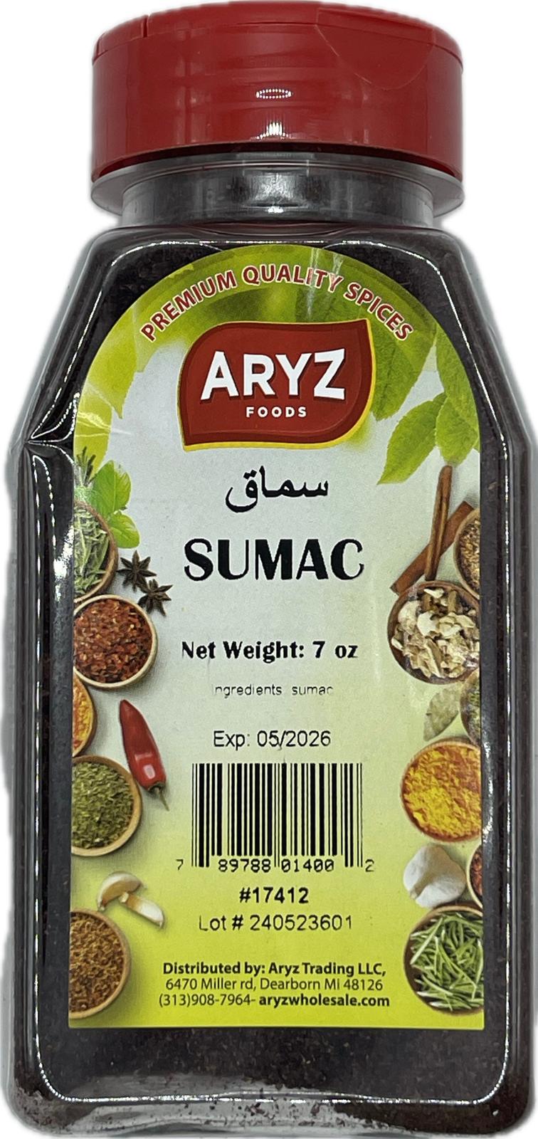 ARYZ SPICES SUMAC 7OZ 12/CASE