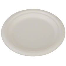 CHAMPWARE PLATES MOLDED FIBER ROUND - WHITE 6" (10