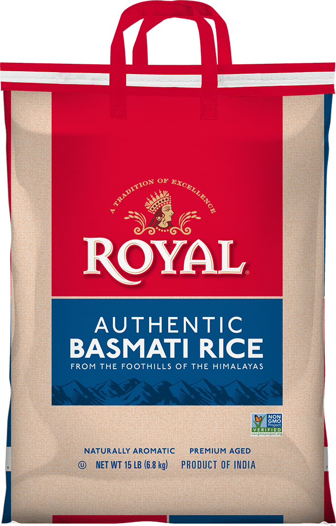 ROYAL BASMATI RICE 15 LB.