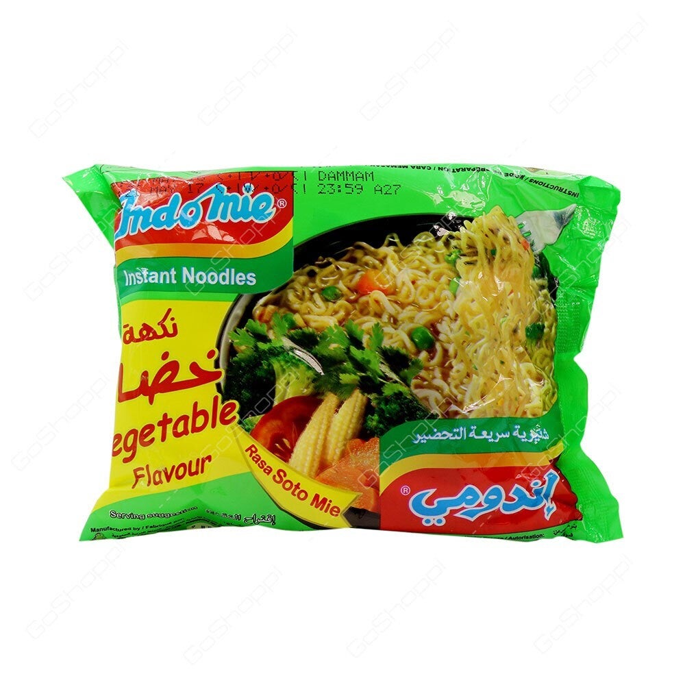 *INDOMIE INSTANT NOODLES VEGETABLE FLAVOR 70G 40/